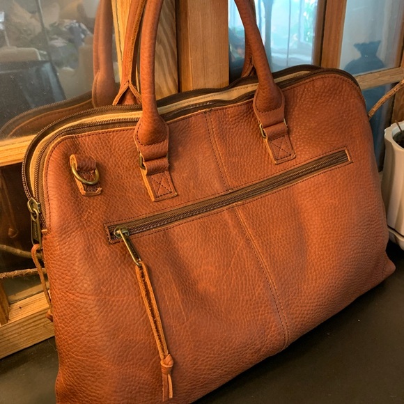 Leather laptop bag Duluth, trading company - Picture 2 of 13